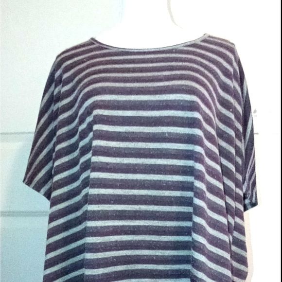 Westbound Woman Stripped Batwing Sleeve Bl… - Picture 4 of 7